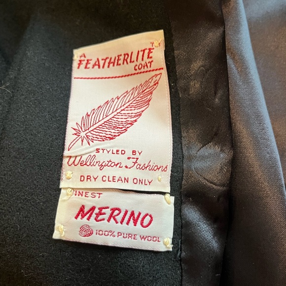 Wellington Fashions Vintage Fox Tail Scarf Long Wool Cape “A Featherlite Coat” - Picture 6 of 12